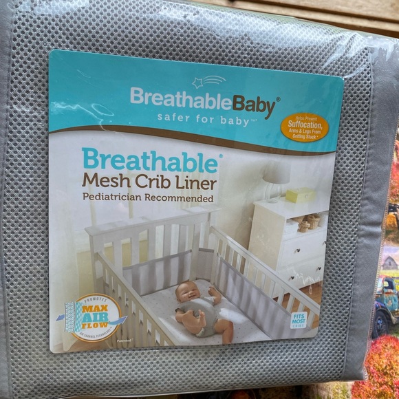 Other Nib Breathable Baby Mesh Crib Liner Poshmark
